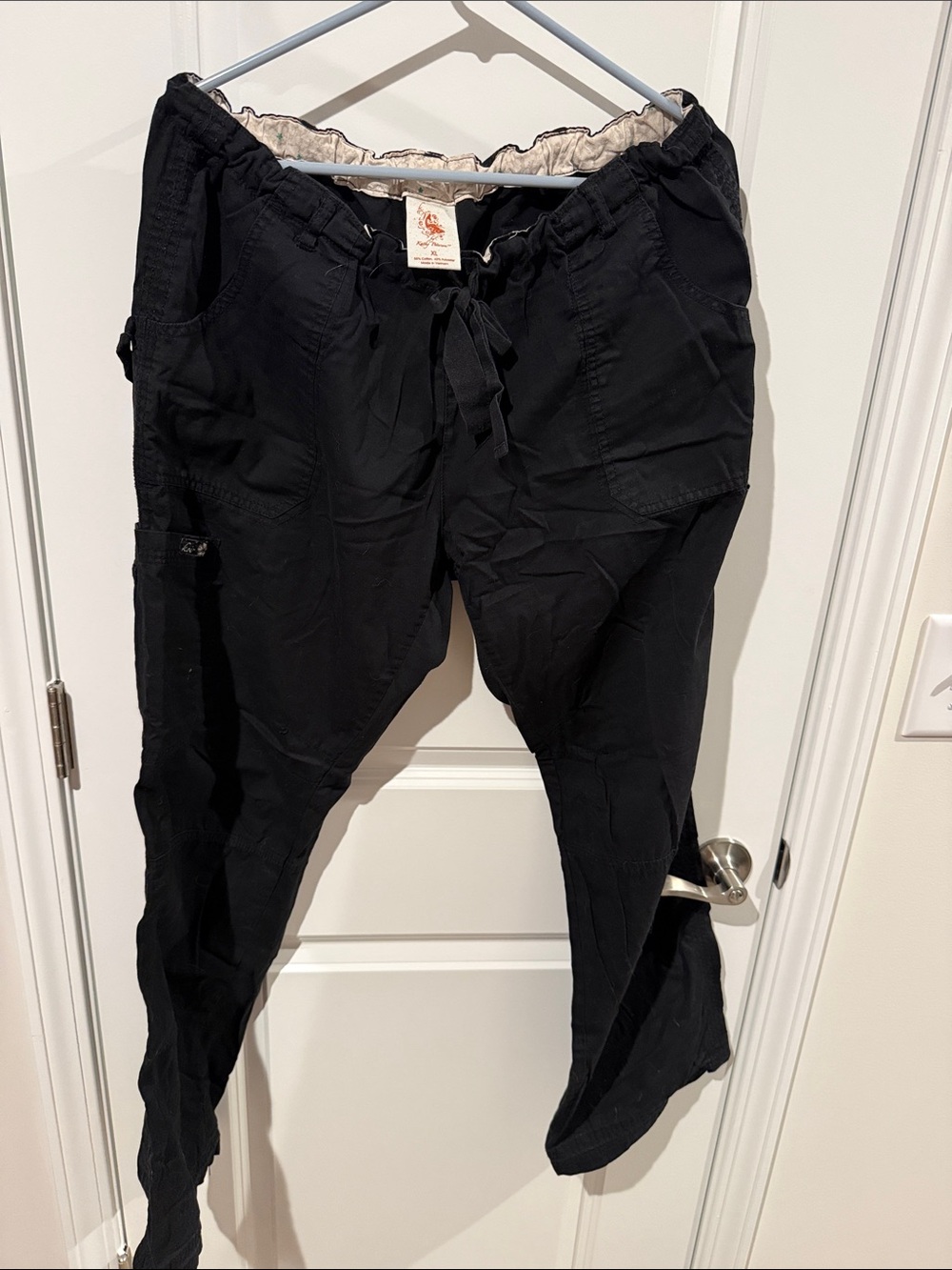 Koi Women’s Scrub Nursing Black Drawstring Utility Pants